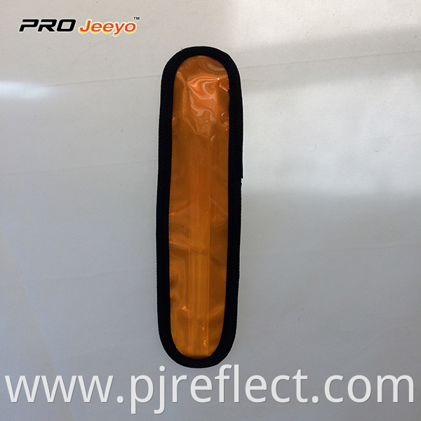 Reflective Elastic Orange Pvc Safety Flashlight Armband Wb Kou001 1